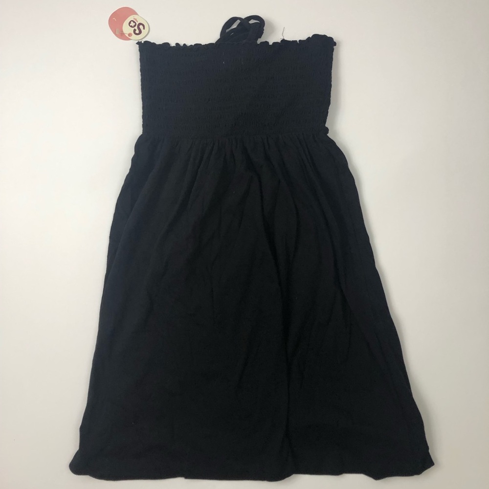 SO Smocked Dress In Black Size Large NWT